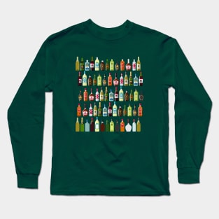 Alcohol bottles Long Sleeve T-Shirt